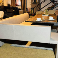 Walter Knoll - Eckbank Together Leder Elen Taupe 1406 Braun Grau - 2