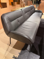 himolla - Bank Dining 1472 Leder 35 Mariposa Onyx Schwarz Gestell Metall Anthrazit Pulverbeschichtet - 8
