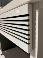 Rietberger Möbelwerke - Wohnwand Vision Lack Weiß Inklusive TV-Halterung und Wandboard - 5
