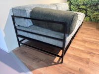 Brühl - Sofa Easy Pieces Forever Stoff 5277-0031 Blau Grau Gestell Stahl Schwarz Pulverbeschichtet - 7