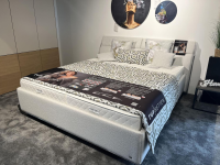 RUF Betten - Boxspringbett KS808718 Stoff 07448 Grau Inklusive Matratze Und Nackenpolster - 7