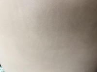 Christine Kröncke - 2er-Set Armlehnstuhl Sophie Innen Stoff Sama 072 Papyrus Creme Außen Leder Nature Lavagrau Gestell Schwarz Pulverbeschichtet - 4