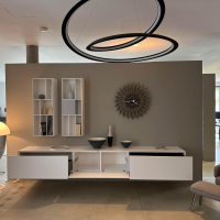 Piure - Wohnwand Nex Flex Lack Weiß P01 Matt - 4