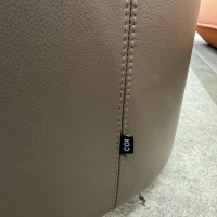 COR - Ecksofa Siwa 58212 Leder 245 Terra Braun Inklusive Hocker Und Rückenkissen - 9