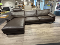 Erpo - Ecksofa Classics 650 Leder 42.089 Mocca Braun Fuß CL40 Wenge - 2