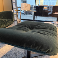 Freifrau - Sessel Leya Wingback Chair Stoff Grün Gestell Metall Schwarz Mit Wippmechanik Inklusive Hocker - 5