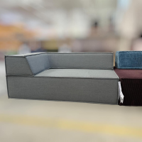 COR - Ecksofa Trio Stoff 9043 Petrol Blau 9074 Merlot Rot 9578 Grau Und 9044 Gletscherblau - 8