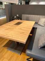 K+W - Funktionstisch Vari Artisan Eiche Nachbildung Bodenplatte MDF Edelstahldekor Mit Ansteckplatte - 3