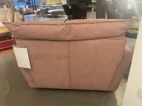 Baxter - Sessel Sorrento Leder Kashmir Vin Rosa Braun Keder Ton In Ton Ohne Fäden Mit Drehbasis - 7