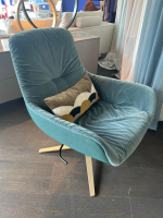 Freifrau - Sessel Leya Lounge Chair Stoff Bezug Spritz Acqua Rücken Stoff Vidar mit Wippmechanik - 7