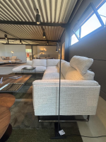 Cassina - Ecksofa Otto 8 Stoff Loira Bianco Weiß Füße Bronze Poliert - 5