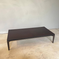 Walter Knoll - Beistelltisch Jaan Living 783 T1 Platte Leder Saddle Coffee Braun Gestell Bronze Schwarz Matt Pulverbeschichtet - 3