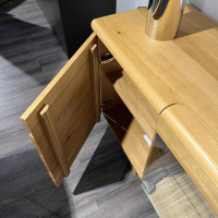 Anrei - Anrichte Anamaia Asteiche Massiv Natur Geölt Mit Beleuchtung - 6