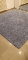 Kvadrat - Teppich 190x190 March Schurwolle Eisblau - 2