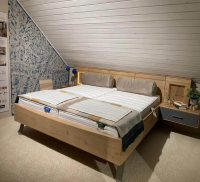 Thielemeyer - Schlafzimmer Mira Wildeiche Massiv Absetzung Glas Grau - 18