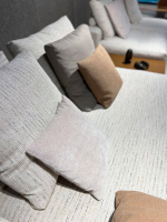 Flexform - Wohnlandschaft Groundpiece Stoff Everyday Extra 880 ohne Dekokissen mit Tisch - 10