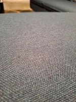 Carina - Ecksofa EM Marseille  Stoff Orlando Deep Ocean Blau Metallkufe Schwarz - 2