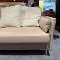 Erpo - Ecksofa 05550001 XC Leder Touch J Stone Beige Fuß Aluminium - 11