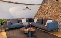 Walter Knoll - Ecksofa Jaan Living Stoff Lino Coal Grau Anthrazit Untergestell Matt Pulverbeschichtet Bronze Inklusive Kissen Ohne Plaid Ohne Beistelltische Ohne Dekoration Ohne Decken - 2