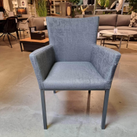 Stern - Chair Outdoor Artus Outdoor fabric dark grey slate grey mottled frame aluminum anthracite - 6