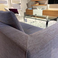 Flexteam - Sofa Planet 016 Stoff Giudecca 17 Rosa Abziehbar Füße Metall Anthrazit Lackiert - 9