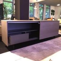 Molteni & C - Password Evolution Sideboard Eiche Graphit Matt Gestell Zinnfarben - 7