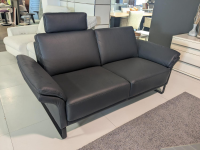 Musterring - Garnitur MR385 Leder Dickleder Navy Blau 2 Sofas - 5