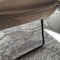 Koinor - Essgruppe Essay Platte Eiche Astig Natur Lack Bezug Innen Leder B Bull Moretto Braun Außen Stoff Loden 29 Braun - 6