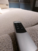 Global - Ecksofa Global Managa Stoff Space Nature Beige Metallfuß Schwarz Rund - 7