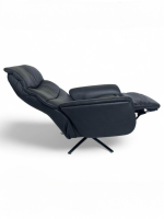 himolla - Relaxsessel Easyswing 8951 Leder Longlife Soft 31 Moor Schwarz Sternfuß Edelstahl - 3