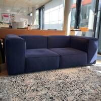 Living Divani - Sofa Neowall Stoff Crush II Navy K5033 105 - 3