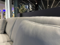 Rolf Benz - Sofa Ego Leder 38 101 Hell Steingrau Grau - 3