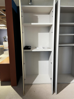 Contur - Kleiderschrank Loretto Materico Madre Perla Beige Türen Materico Nadato Naturale - 6
