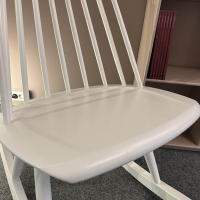 Artek - Schaukelstuhl Mademoiselle Rocking Chair Birke Massiv Lack Weiß - 7