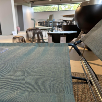 Weishäupl - Sonnenliege Balcony Bespannung Batyline Eden Grünblau Meliert Gestell Edelstahl Rauchblau Pulverbeschichtet - 3