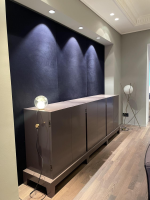 Promemoria - Sideboard Amarcord Holz Semilucido Greige Grau Lackiert - 6