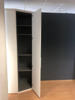Nolte - Eckschrank Horizont 10 Polarweiß Innen Leinenoptik - 13