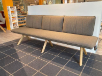 Anrei - Essgruppe Listo Stoff II Q203 Braun Eiche Massiv Gebürstet Natur Geölt - 8