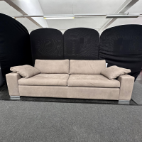 COR - Sofa Conseta Leder 683 Taupe Beige Rahmenfuß Verchromt Füllungen Luftzellen Inklusive Armlehnenkissen - 4