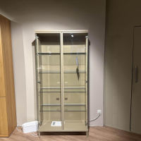 Rietberger Möbelwerke - Vitrinenschrank Opera 89647 Lack Macchiata Beige Mit Beleuchtung - 6