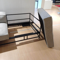 Brühl - Ecksofa Easy Pieces Stoff 24 0090 Grau Gestell Schwarz - 6