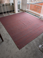 Jab Anstoetz - Teppich 320x270 Kelim 7536 212 Vision Rot Grau - 10