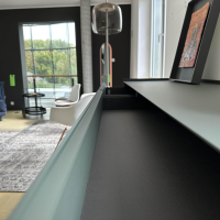 Rimadesio - Sideboard Self Bold Glas Matt Verde Lichte 147 Grün Gestell Metall Verde Lichte 314 Grün Lackiert - 3