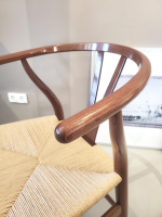 Carl Hansen & Søn - 4er-Set Y-Stuhl Ltd. Edition Mahagoni Schleiflack Natur Geflecht - 3
