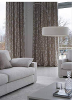 Bielefelder Werkstätten - Bogenleuchte Arcus L 101 400 Schirm Chintz Weiß 01 Oder Chintz Schwarz 20 Fuß Nickel Silber Matt - 2