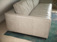 Tommy M - Sofa Sensation Leder 192 Rhino 19214 Grau Füße 600 M051518 - 3