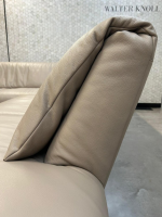 Walter Knoll - Ecksofa Bundle 630 Leder Rodeo Soft 1417 Pebble Grau Beige Gestell Schwarz Matt Pulverbeschichtet - 2