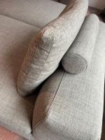 B&B Italia - Ecksofa Michel Club Stoff Super Aramis Stein Beige Füße Bronzefarben - 7