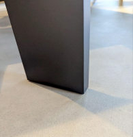 Molteni & C - Esstisch Diamond Marmorplatte Sahara Noir Gestell Aluminium Metallic Finish - 6