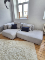 Hay - Sofakombination Mags Soft Stoff Ruskin Hellgrau 11 Inklusive Kissen - 5